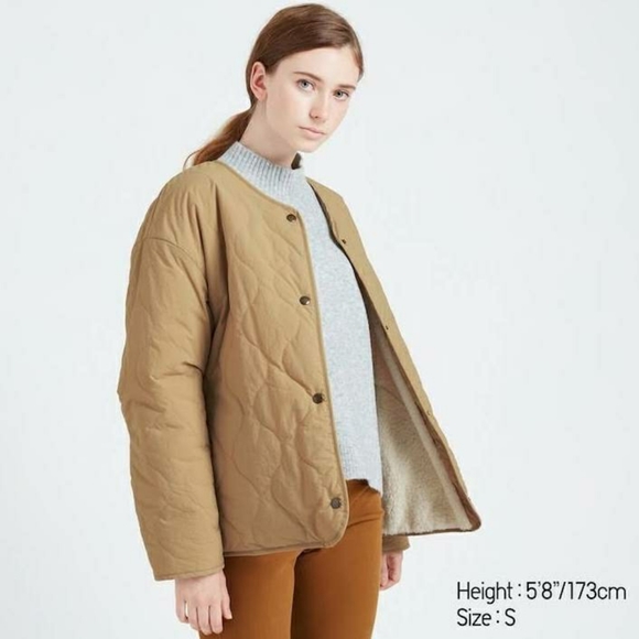 Uniqlo Reversible Quilted Sherpa Jacket - Picture 4 of 4